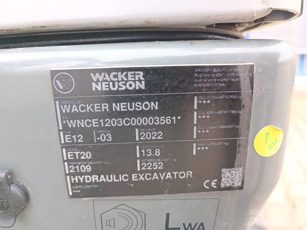 Wacker Neuson ET20 حفارات زحافة