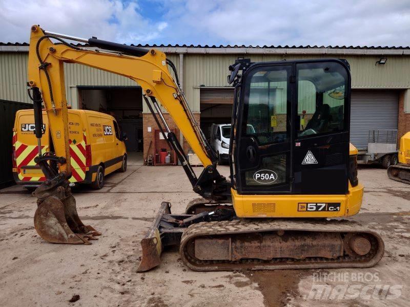 JCB 57 C-1 حفارات صغيرة أقل من 7 طن (حفارات صغيرة)