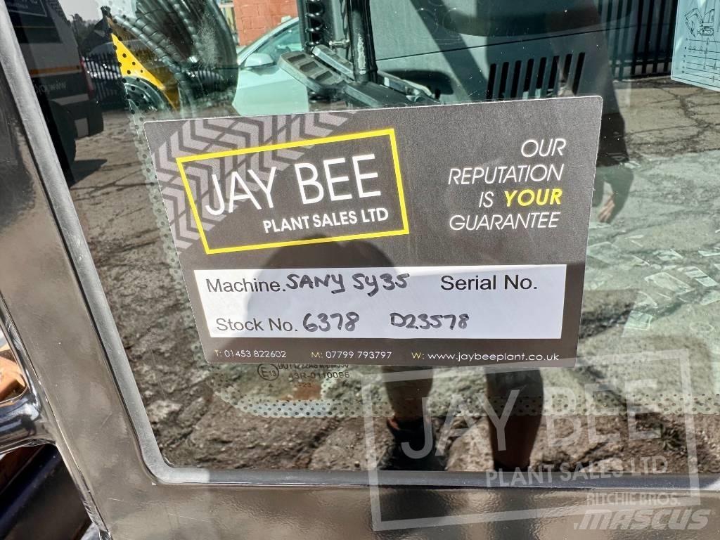Sany SY 35 U حفارات صغيرة أقل من 7 طن (حفارات صغيرة)