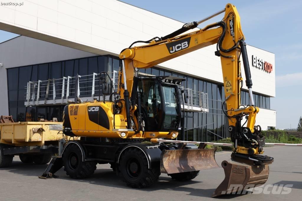 JCB JS 145 W حفارات بعجل