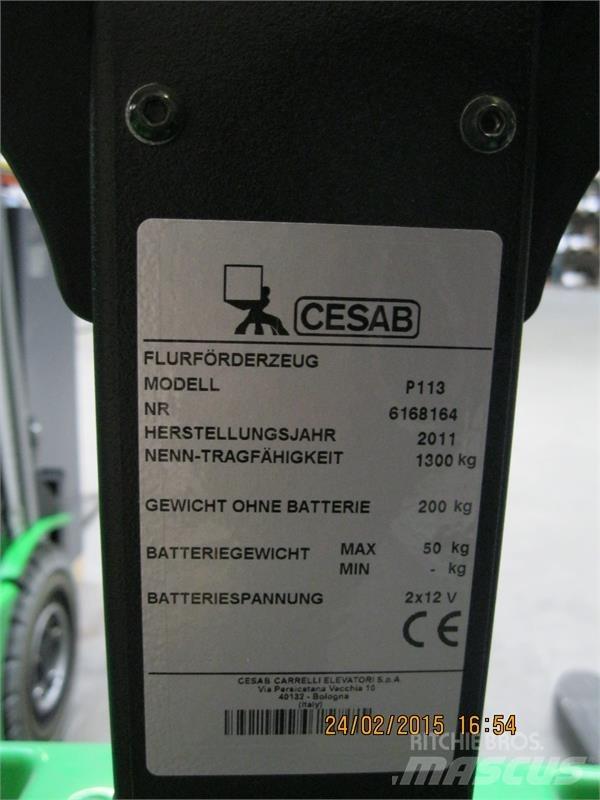Cesab P213 1,3 to معدات الرفع منخفض المستوى