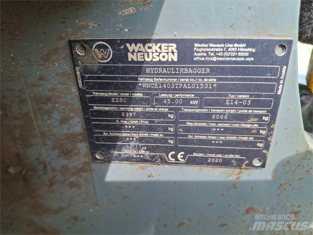 Wacker Neuson EZ80 حفارات زحافة