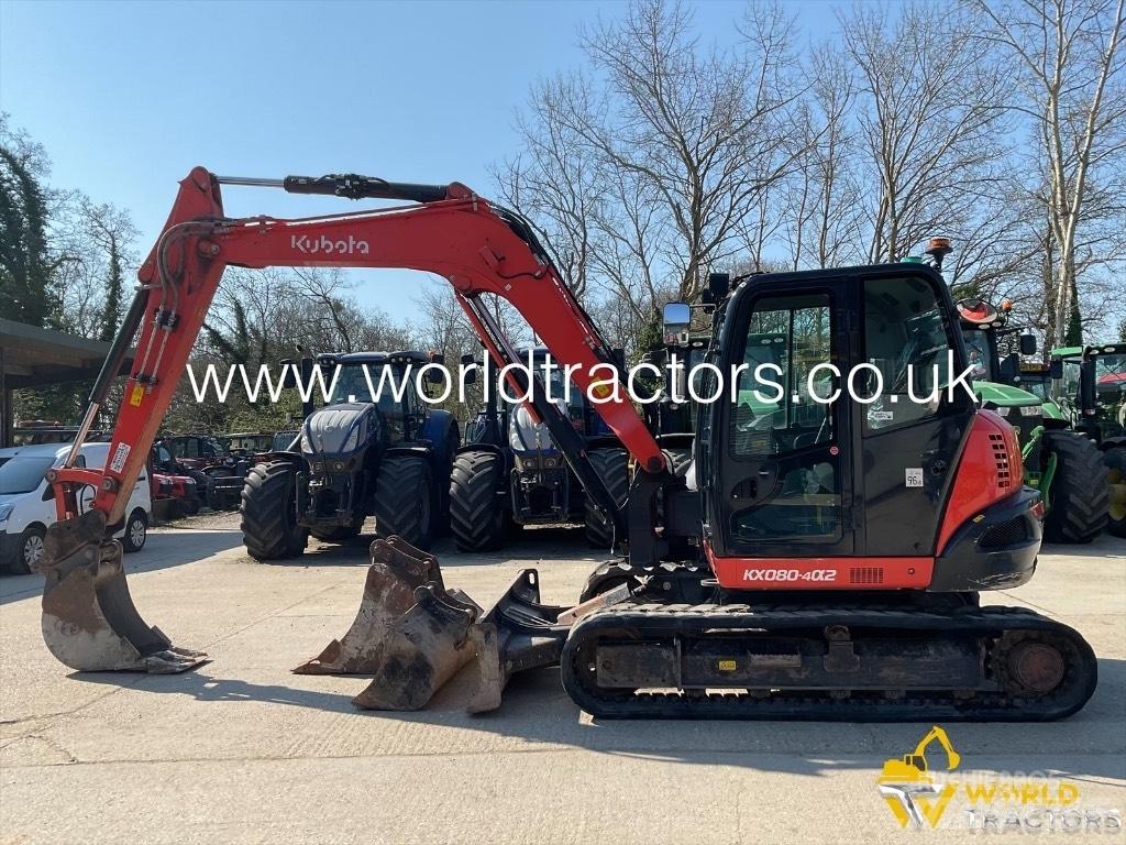 Kubota KX 080-4 حفارات وسط 7 طن - 12 طن