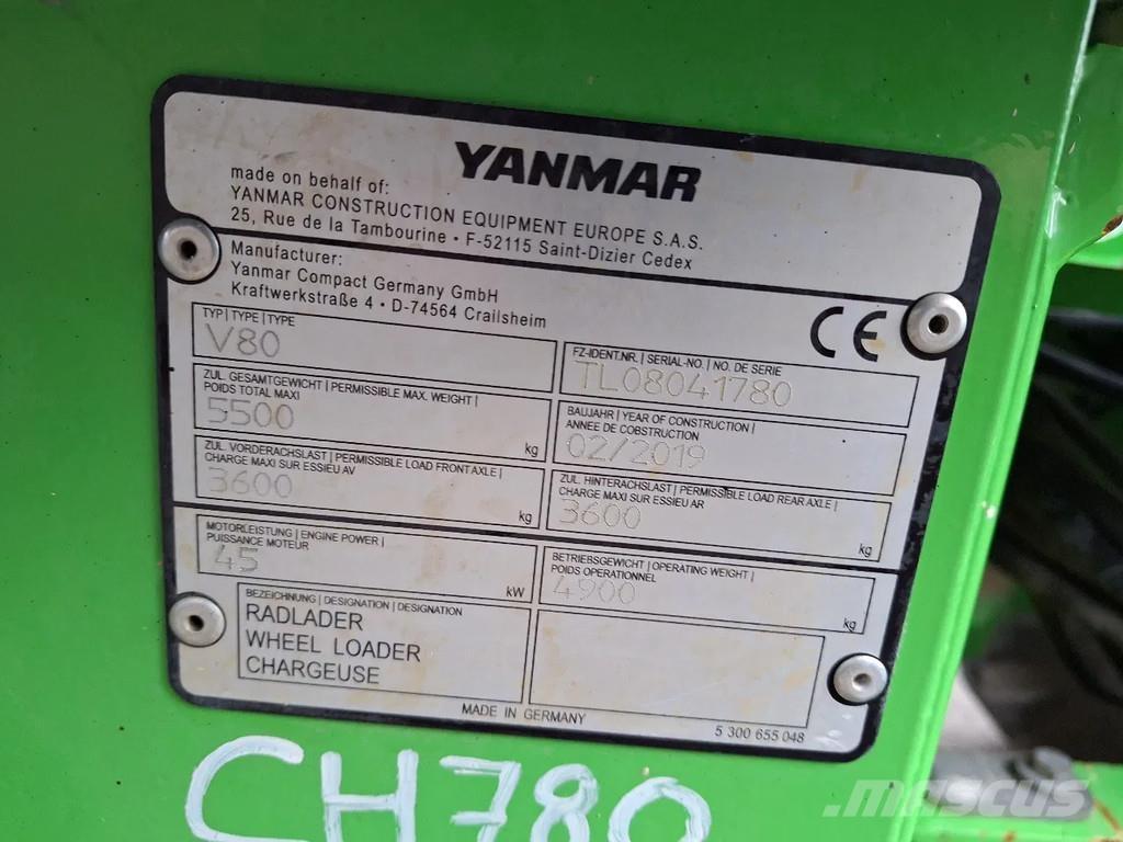 Yanmar V80 لوادر بعجل