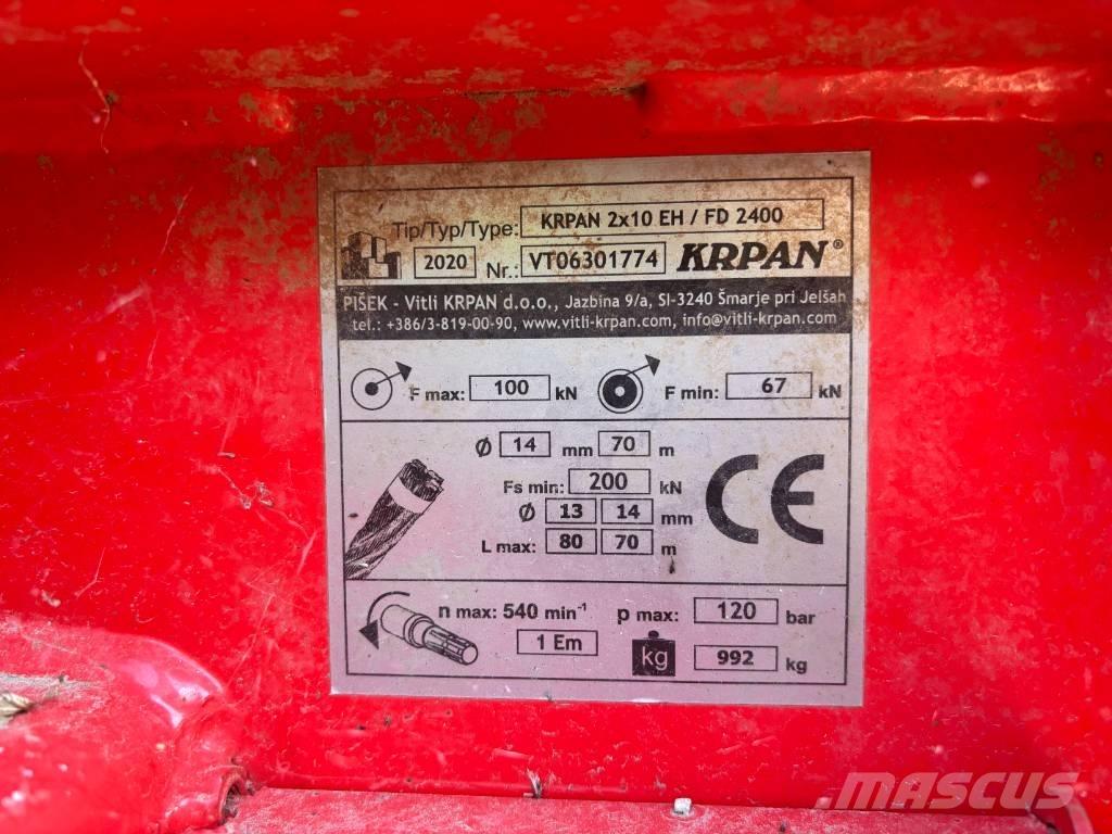 Krpan 2x10EH قاطعات وناقلات الأشجار