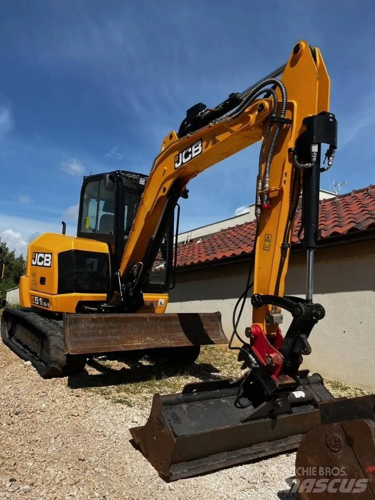 JCB 51 R-1 حفارات صغيرة أقل من 7 طن (حفارات صغيرة)