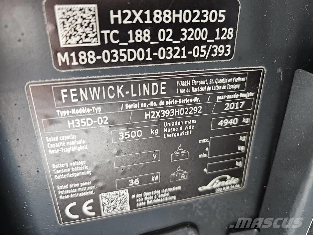 Linde H35D-02 شاحنات الديزل