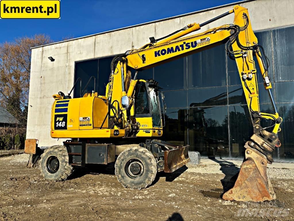 Komatsu PW 148-10 حفارات بعجل