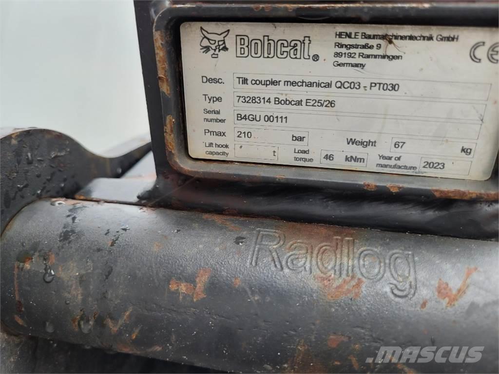 Bobcat E27 حفارات صغيرة أقل من 7 طن (حفارات صغيرة)
