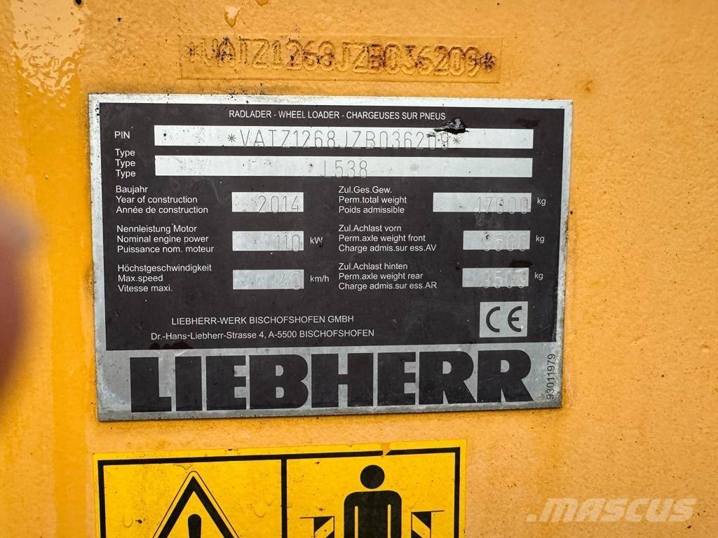 Liebherr L 538 لوادر بعجل