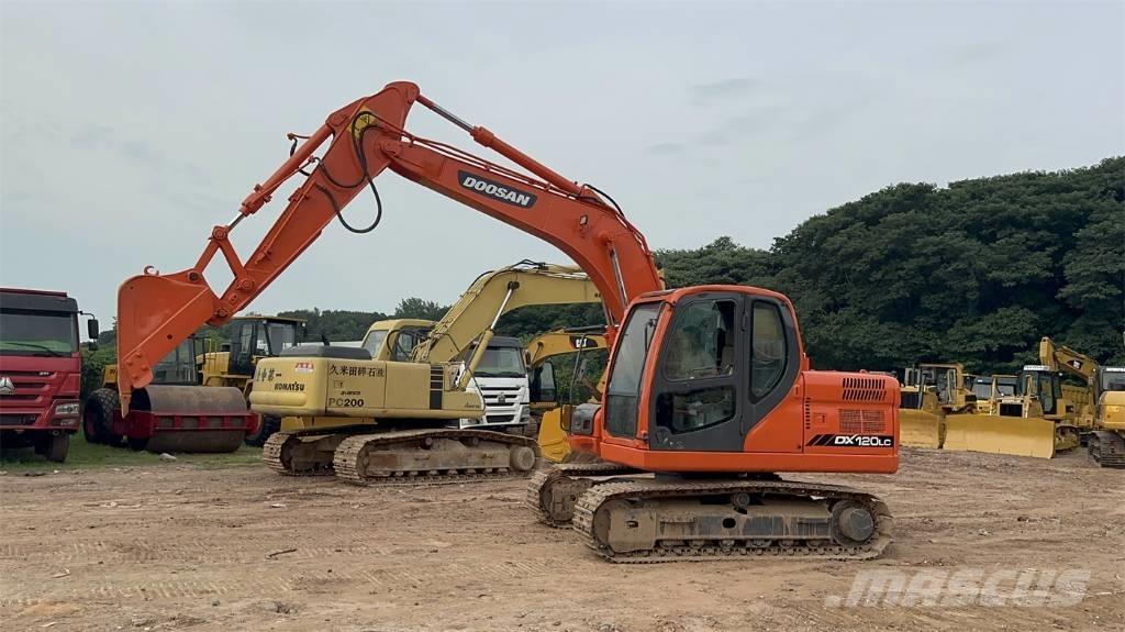 Doosan DX 120 حفارات زحافة