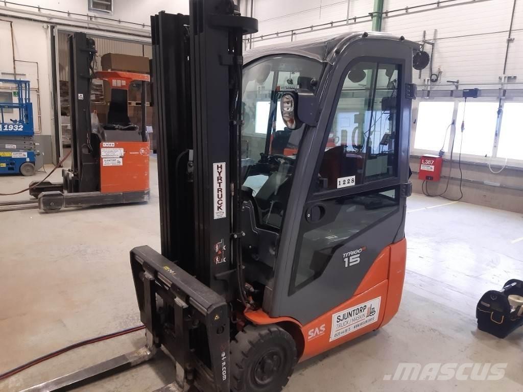 Toyota 8FBE15T شاحنات ذات رافعات شوكية تعمل بالكهرباء