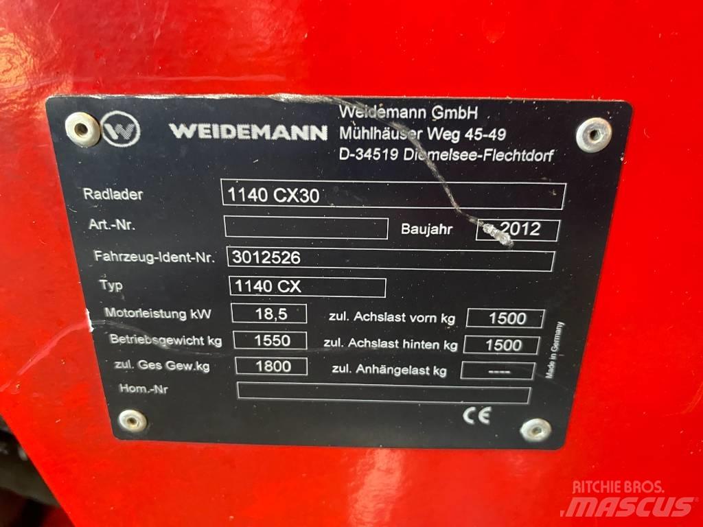 Weidemann 1140 CX30 لوادر متعددة الأغراض