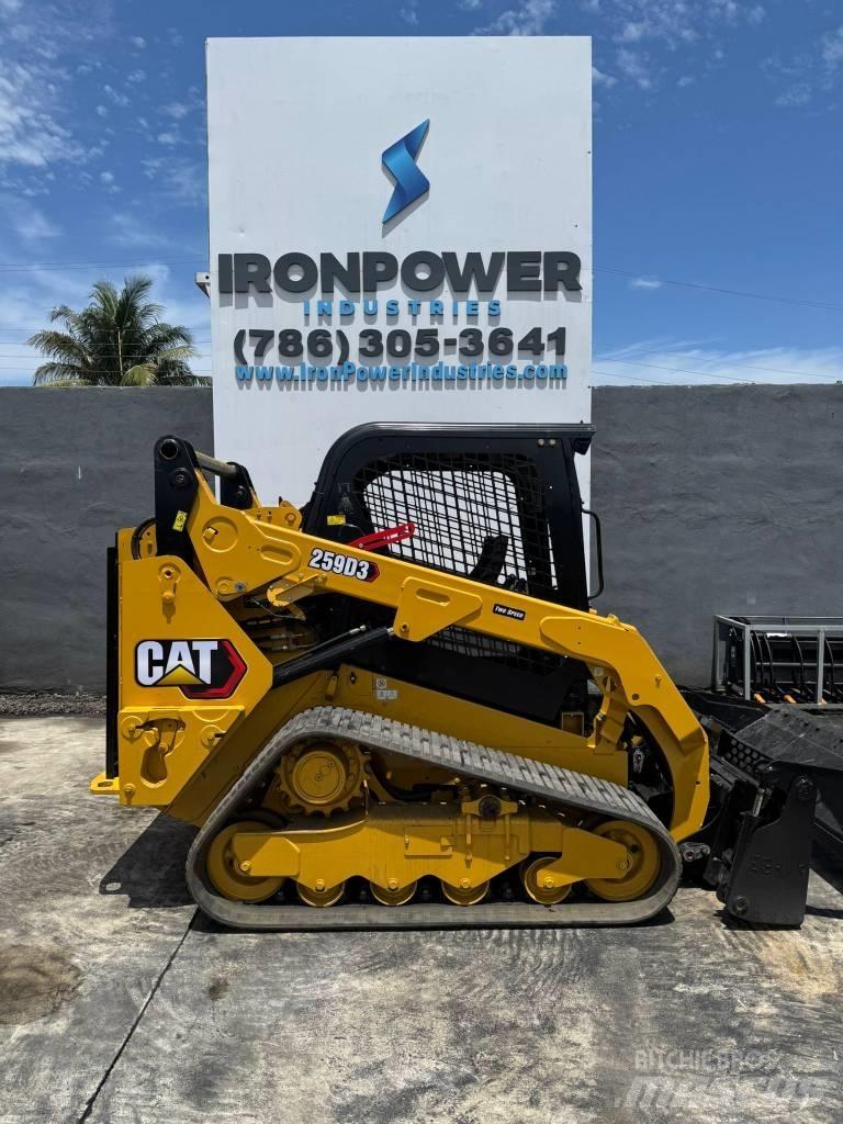 CAT 259D3 لوادر انزلاقية التوجيه