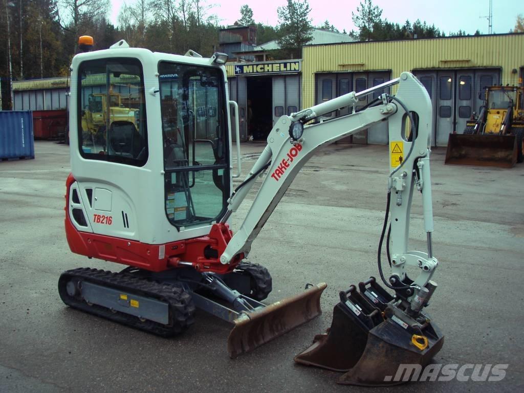 Takeuchi TB 216 حفارات صغيرة أقل من 7 طن (حفارات صغيرة)