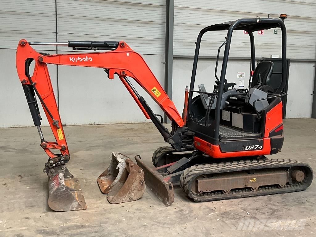 Kubota U 27-4 حفارات صغيرة أقل من 7 طن (حفارات صغيرة)