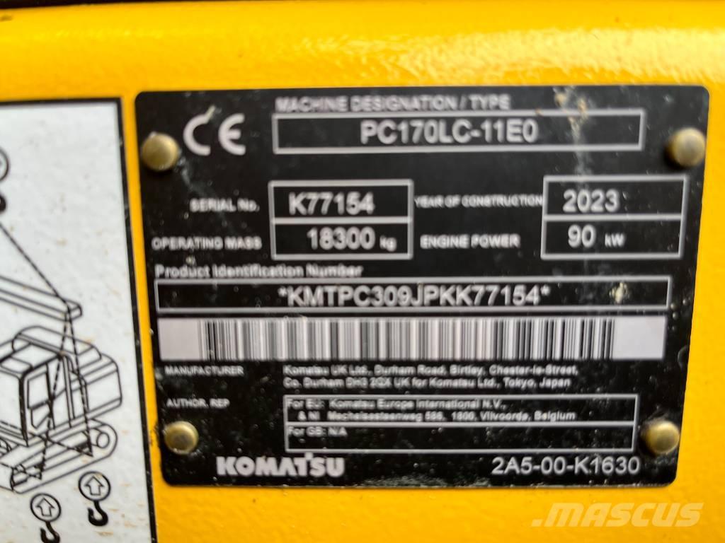 Komatsu PC 170 LC-11 حفارات زحافة