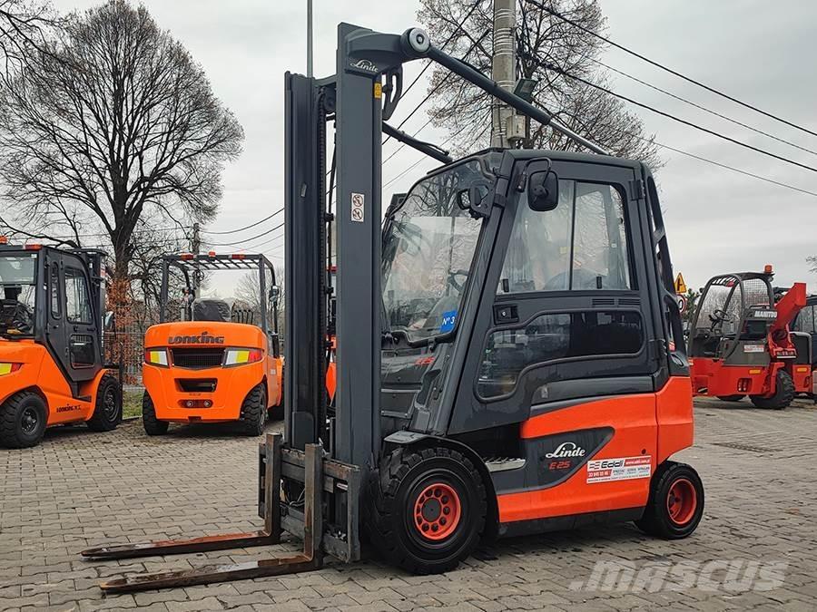 Linde E25-01 شاحنات ذات رافعات شوكية تعمل بالكهرباء