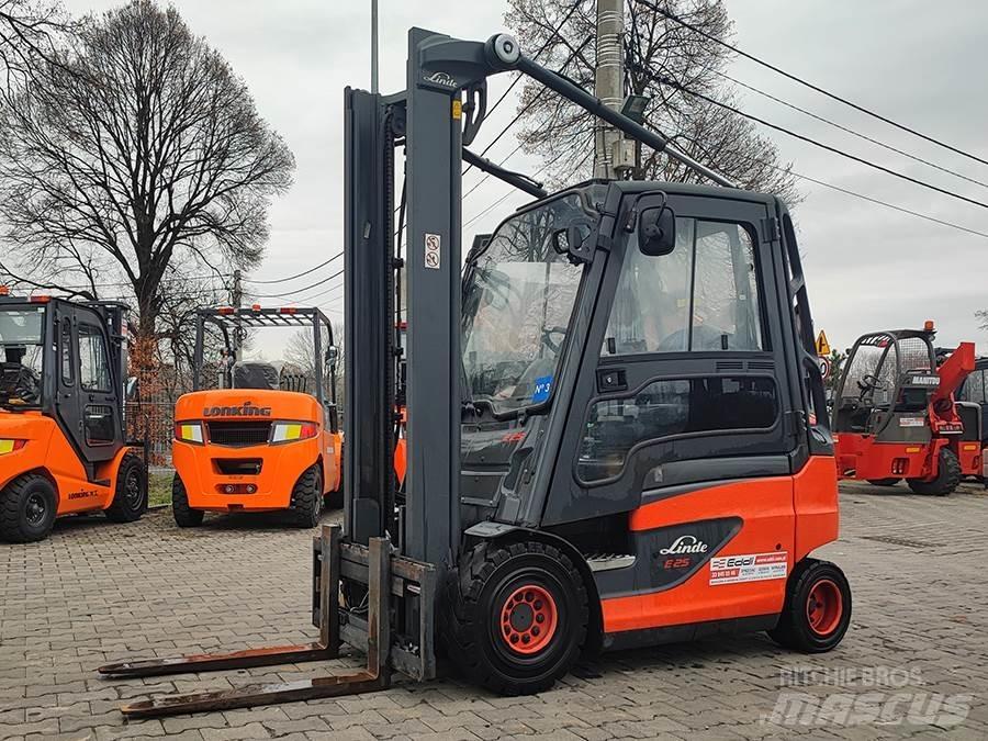 Linde E25-01 شاحنات ذات رافعات شوكية تعمل بالكهرباء