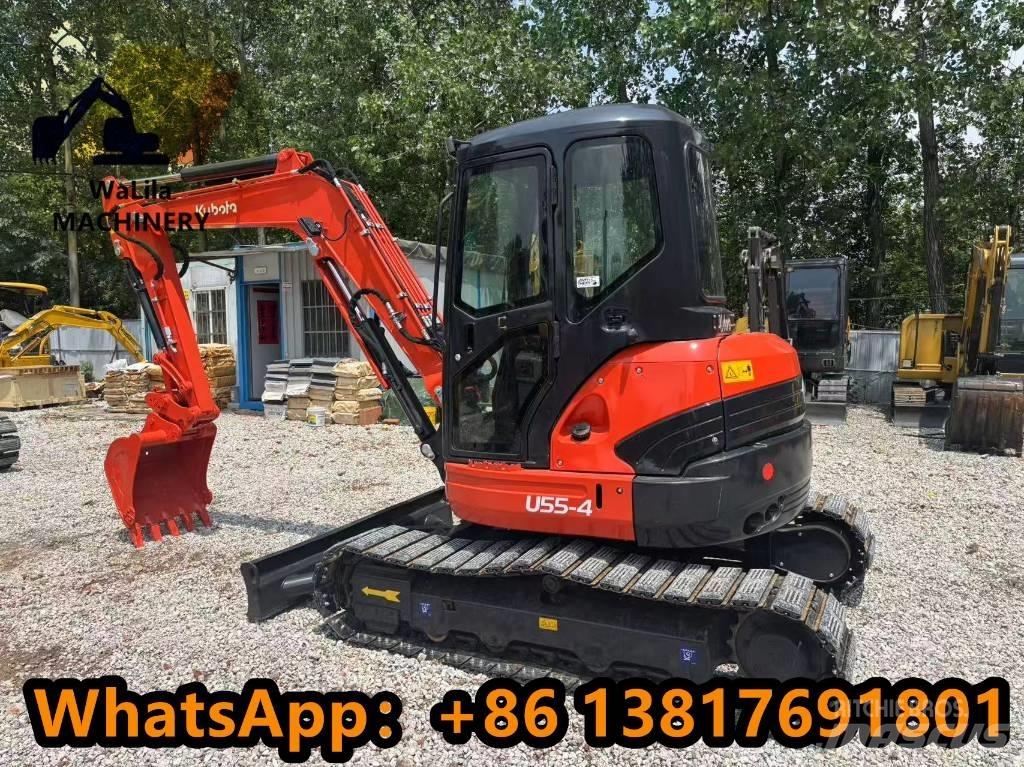 Kubota U 55-4 حفارات صغيرة أقل من 7 طن (حفارات صغيرة)