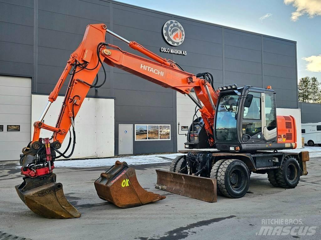 Hitachi ZX 145 W-3 حفارات بعجل