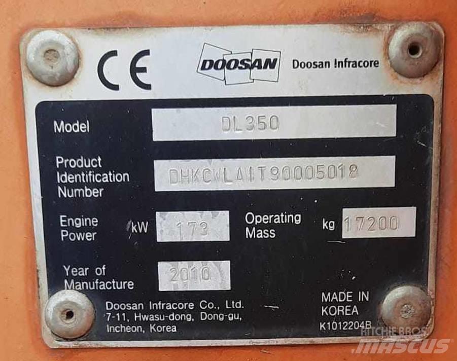 Doosan DL 350 لوادر بعجل