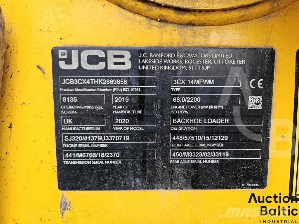JCB 3 CX لوادر ذات جرافات عكسية