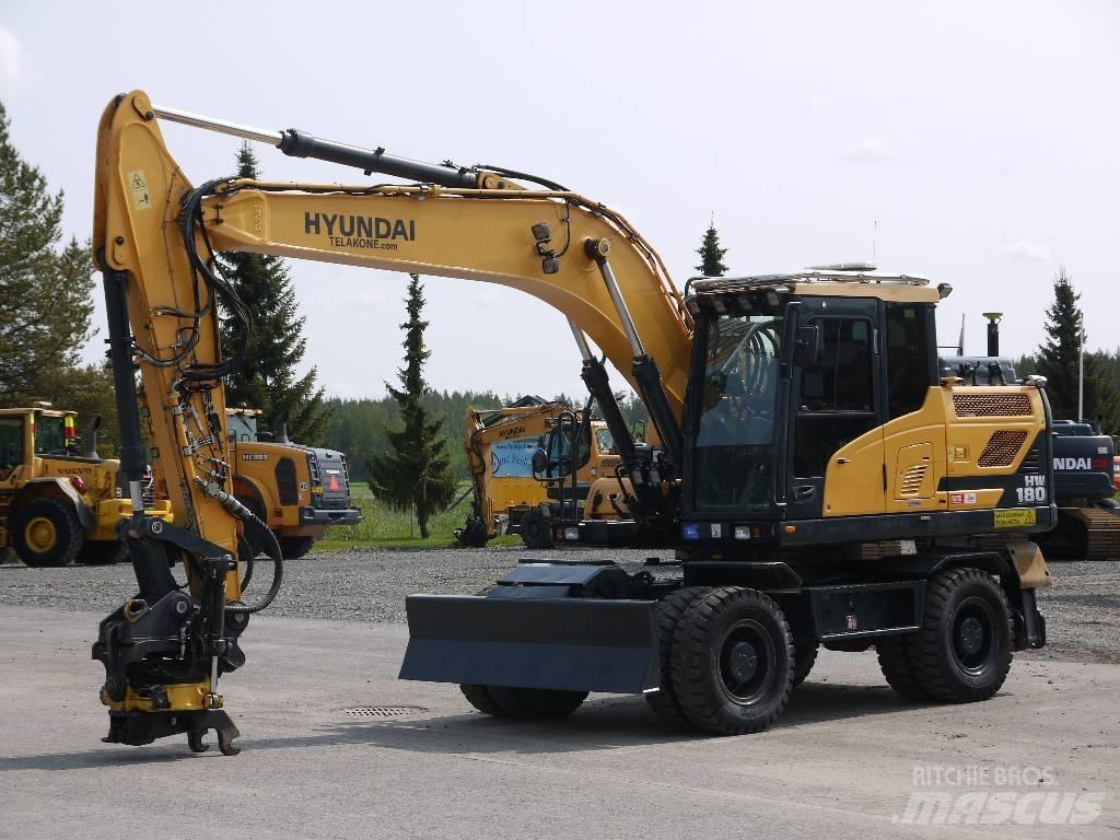 Hyundai HW 180 حفارات بعجل