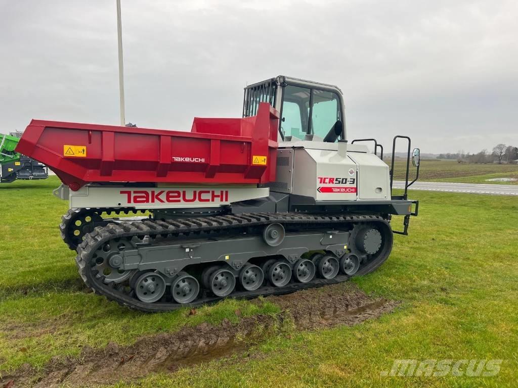 Takeuchi TCR 50 -3 عربات نقل قلابة مجنزرة