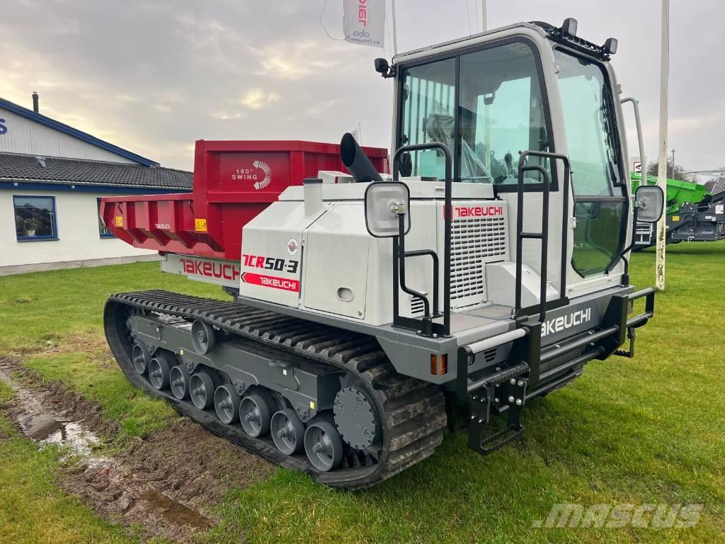 Takeuchi TCR 50 -3 عربات نقل قلابة مجنزرة