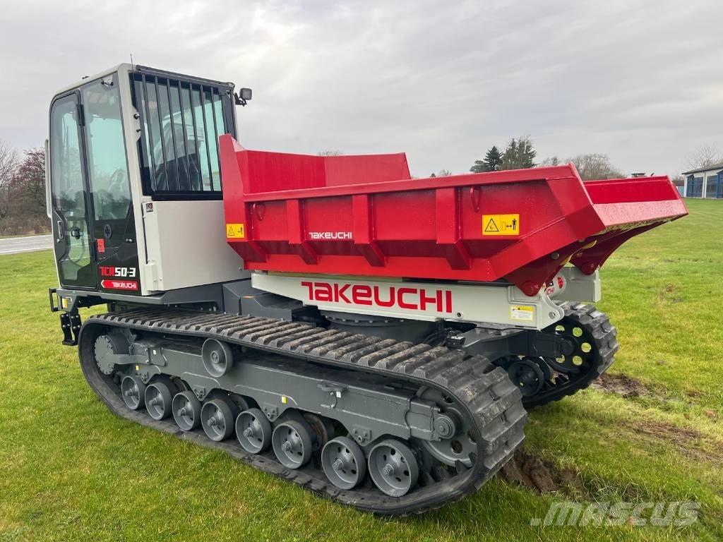 Takeuchi TCR 50 -3 عربات نقل قلابة مجنزرة