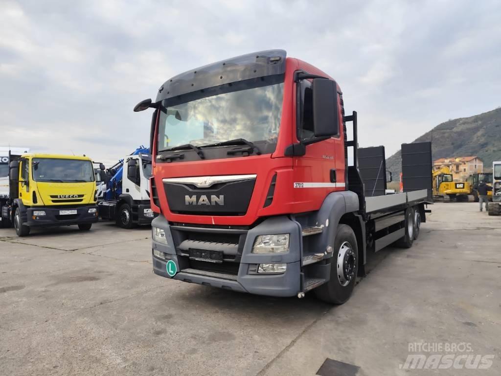 MAN TGS 26.440 شاحنات مسطحة / أوناش