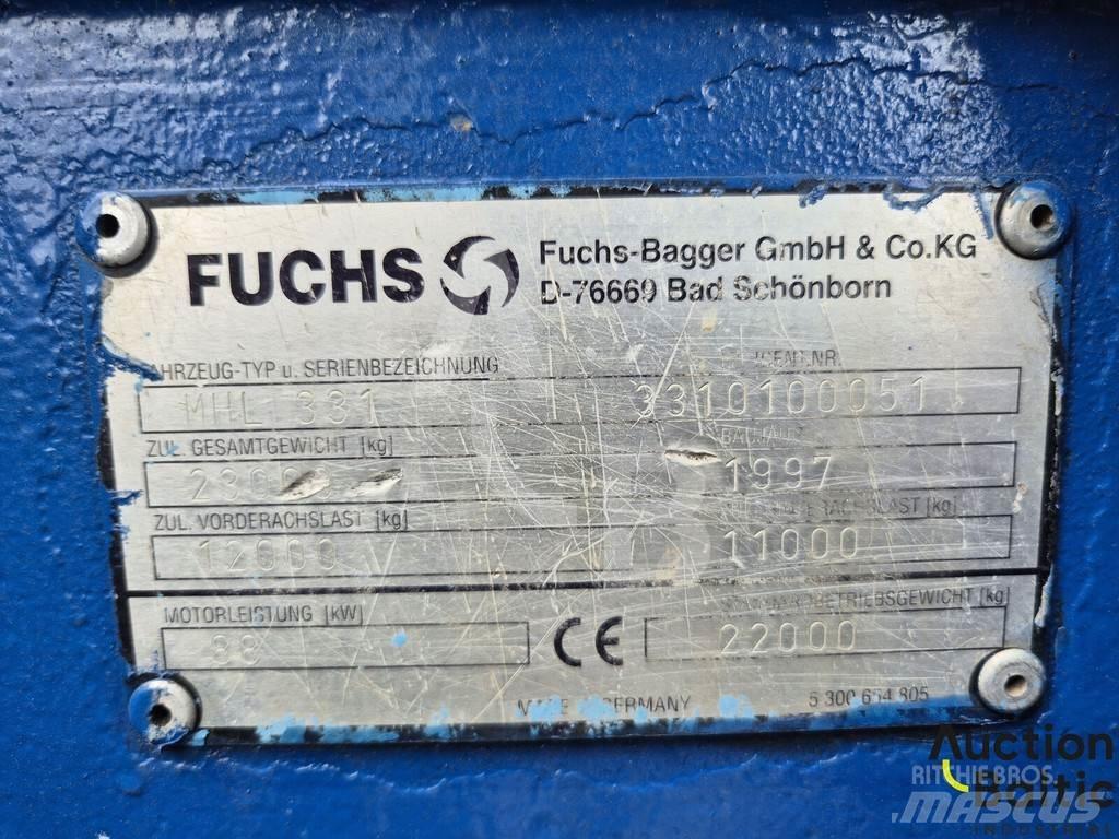 Fuchs MHL 331 حفارات بعجل