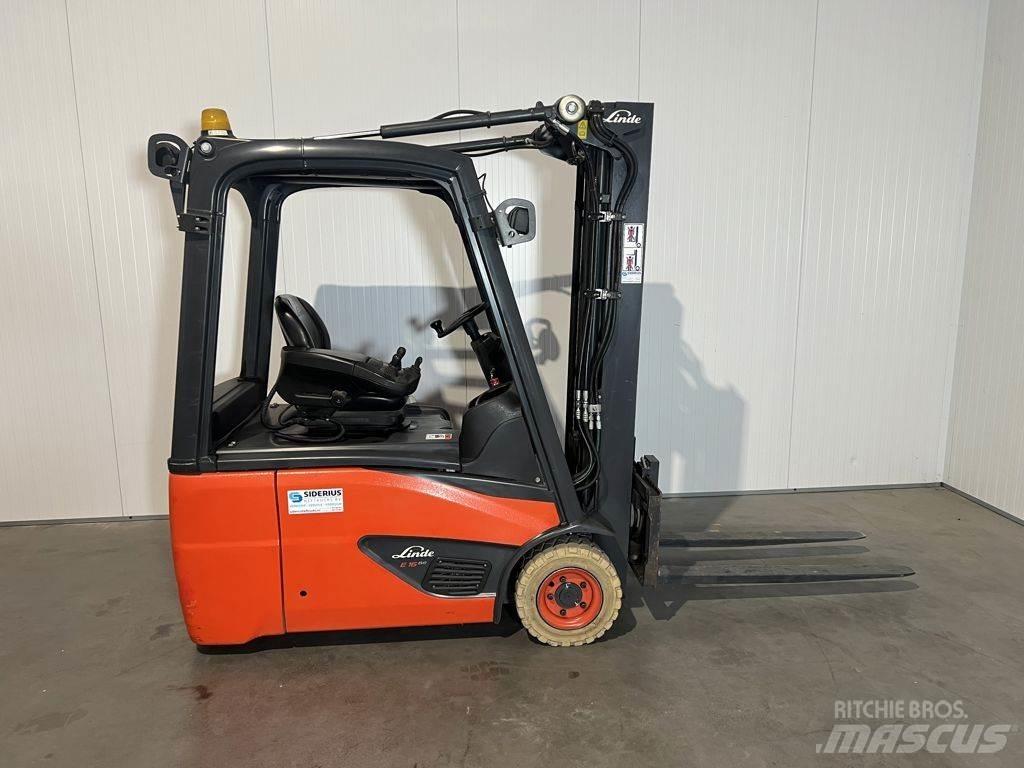 Linde E16-02 شاحنات ذات رافعات شوكية تعمل بالكهرباء