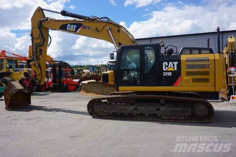 CAT 329 EL حفارات زحافة