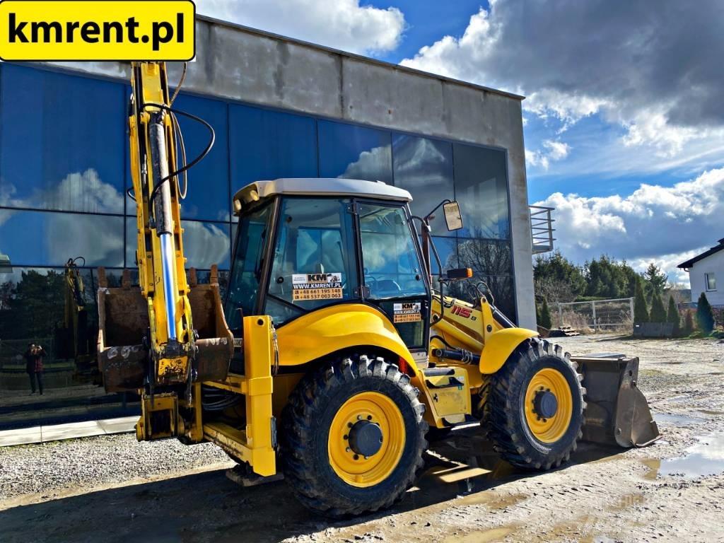 New Holland B 115 لوادر ذات جرافات عكسية