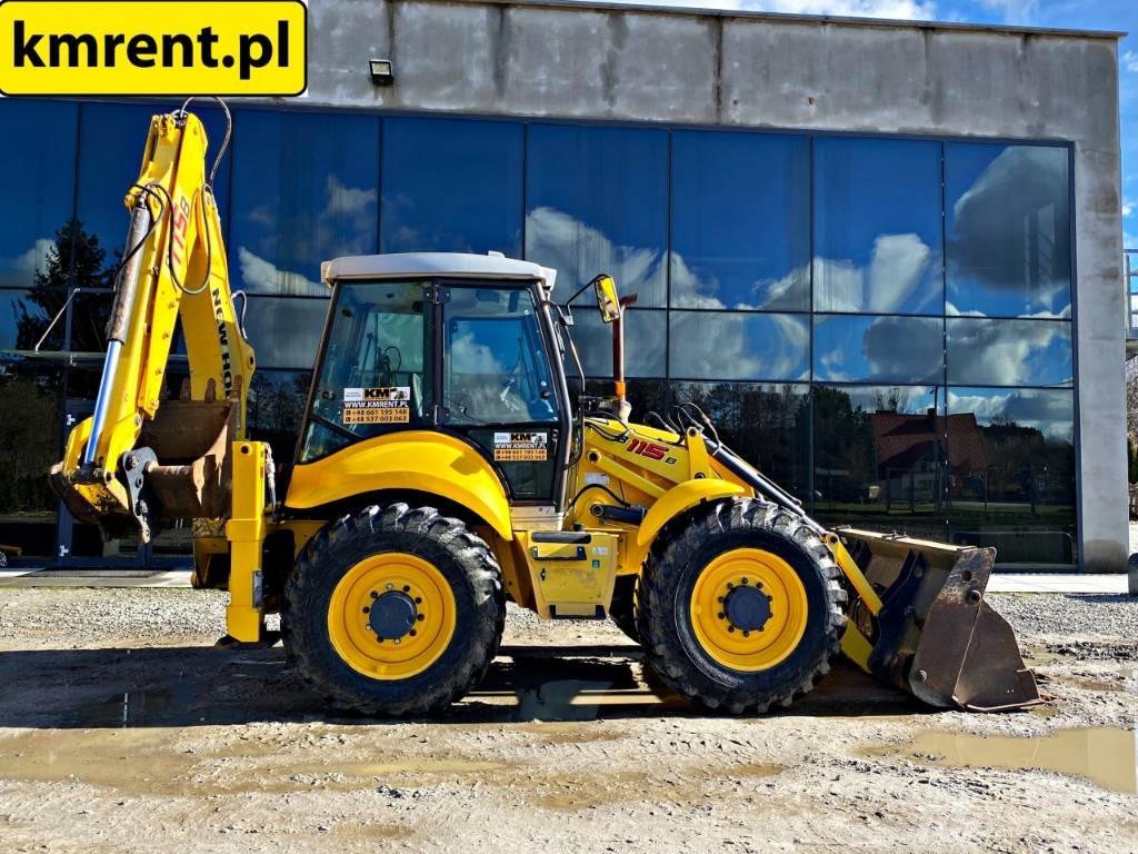 New Holland B 115 لوادر ذات جرافات عكسية
