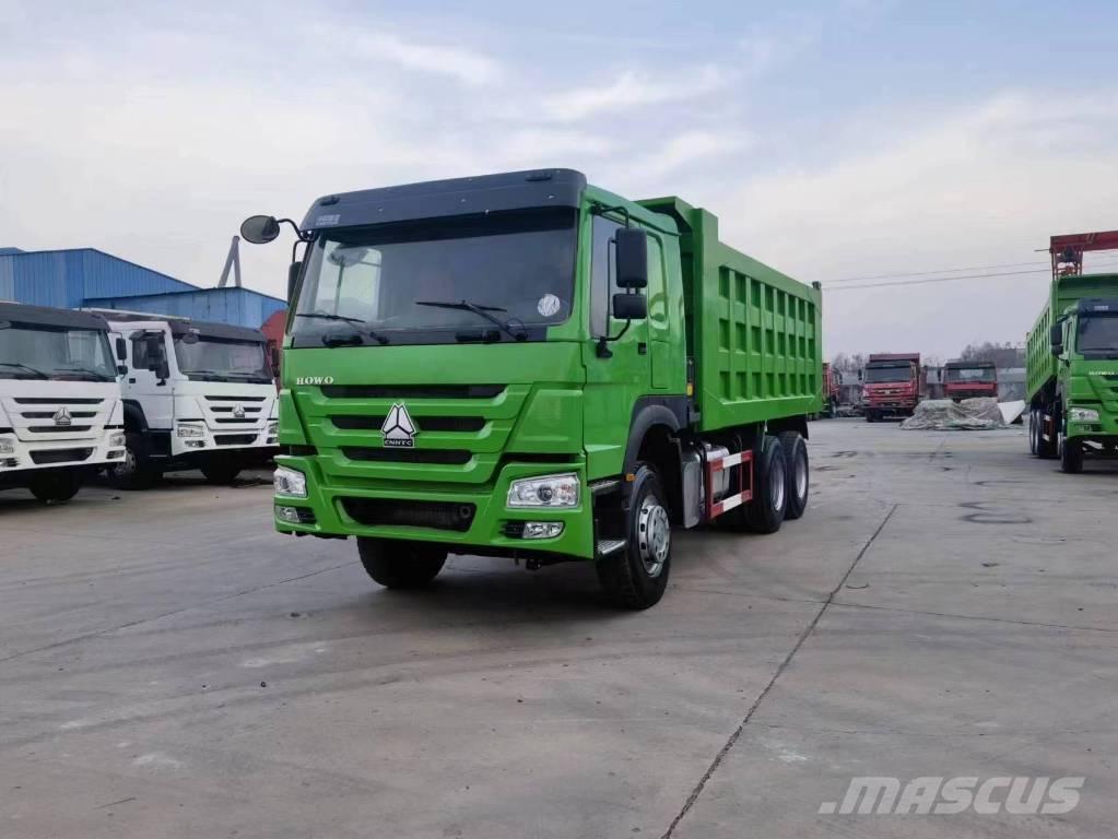 Howo 375 شاحنات مسطحة/مفصلية الجوانب