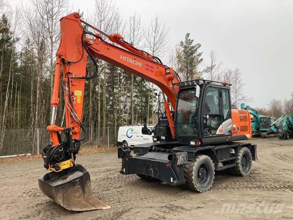Hitachi ZX 140 W-5B حفارات بعجل
