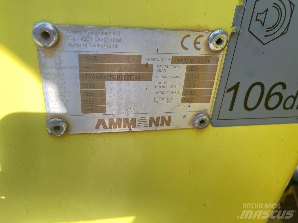 Ammann ARX 26 مداحل ثنائية الاسطوانة