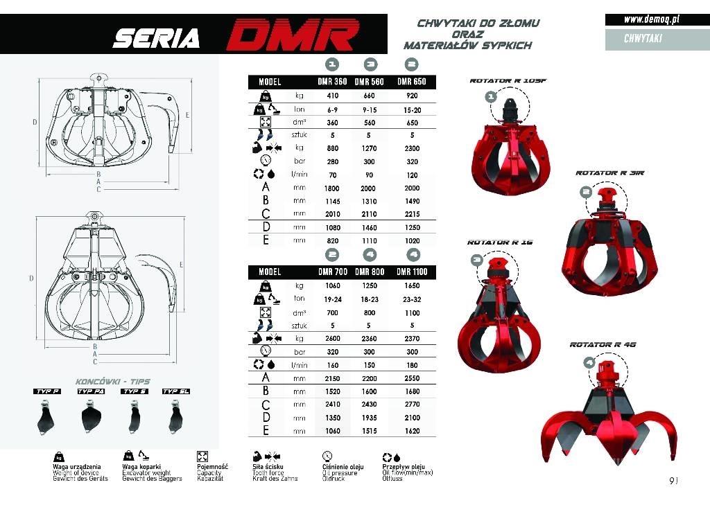  DEMOQ DMR700 خطاطيف