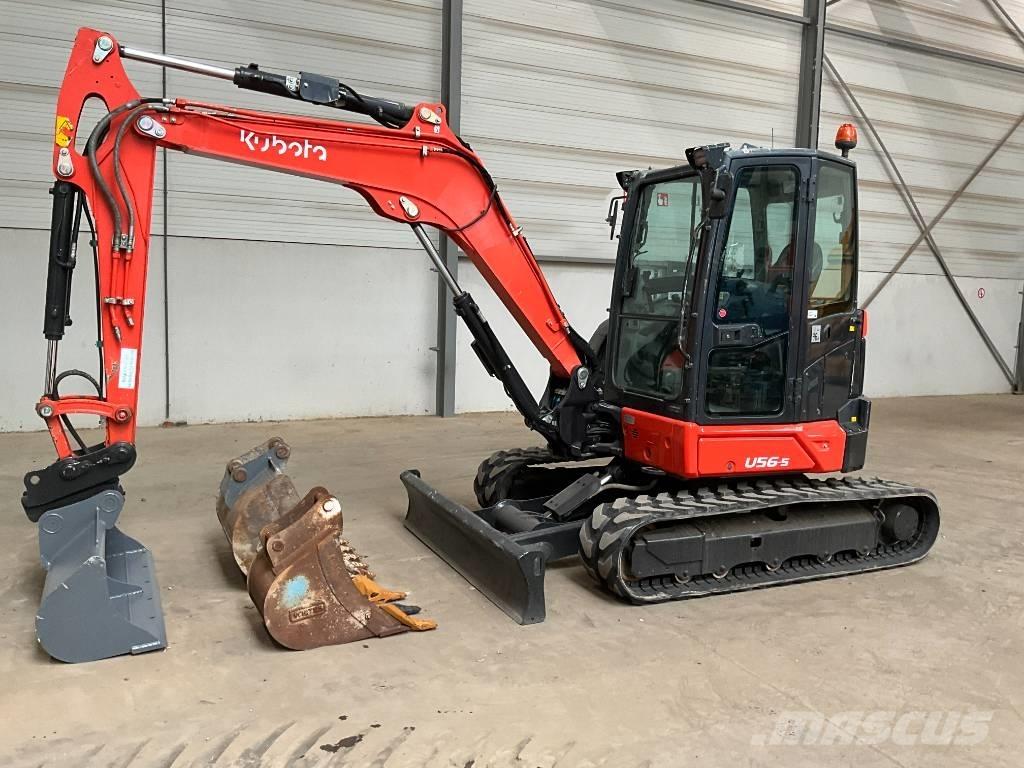 Kubota U 56-5 حفارات صغيرة أقل من 7 طن (حفارات صغيرة)