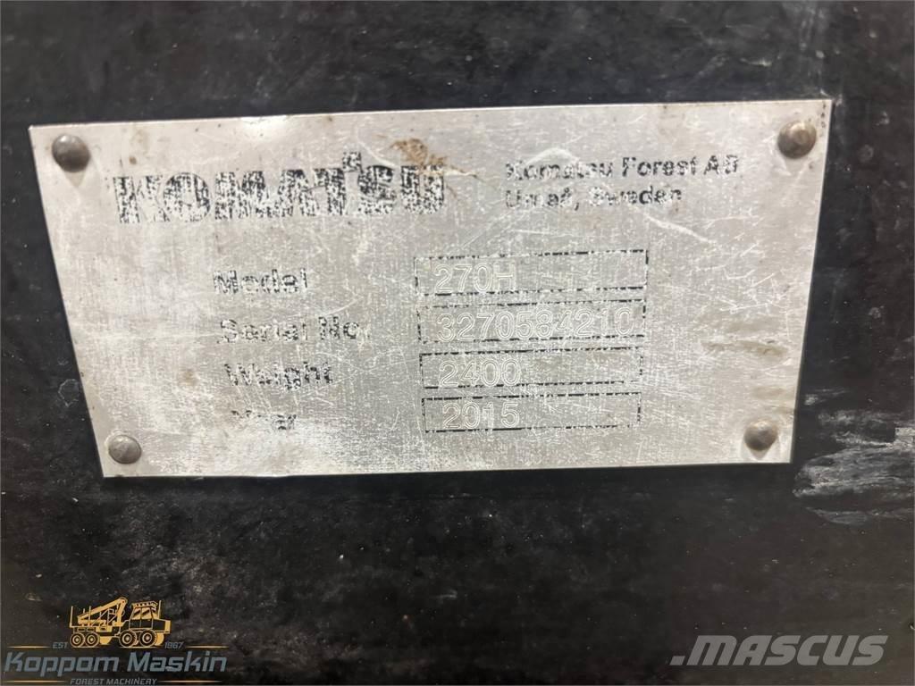 Komatsu 270H رافعات حصادات