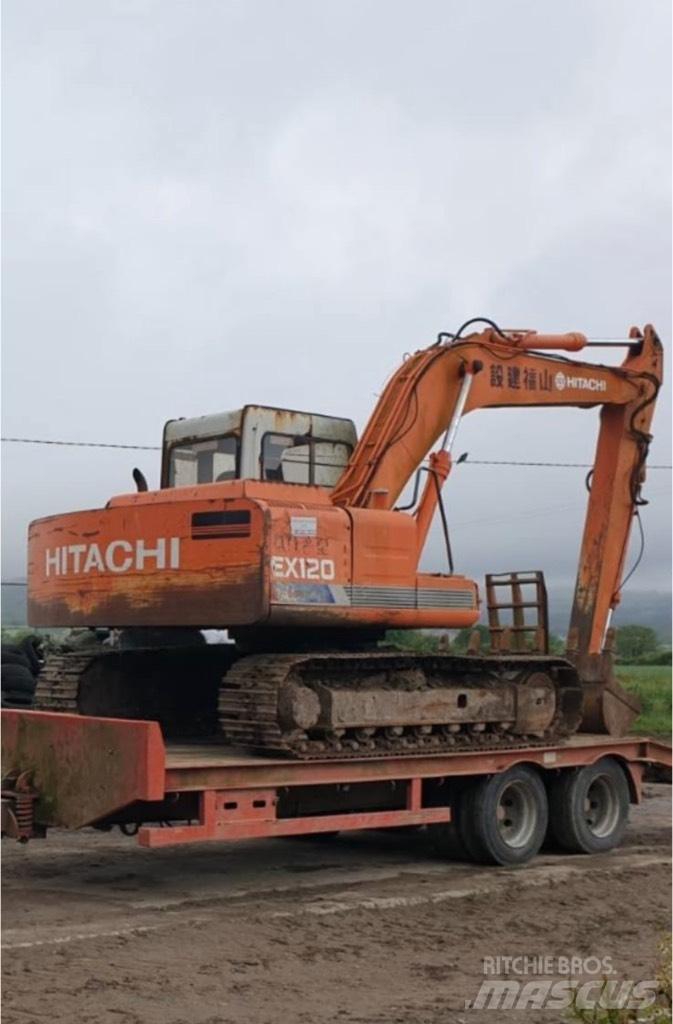 Hitachi EX 120-1 حفارات زحافة