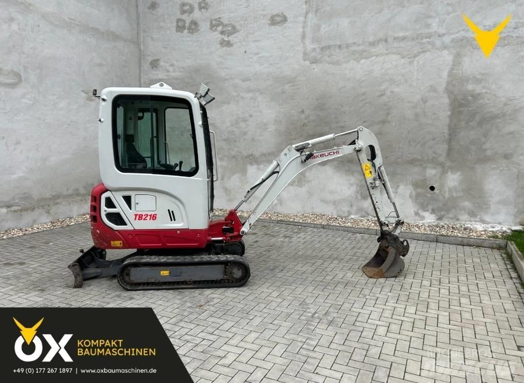 Takeuchi TB 216 حفارات صغيرة أقل من 7 طن (حفارات صغيرة)