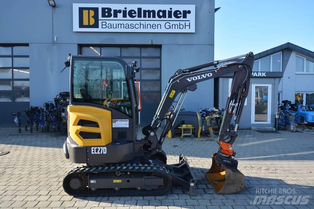 Volvo EC 27 D حفارات صغيرة أقل من 7 طن (حفارات صغيرة)