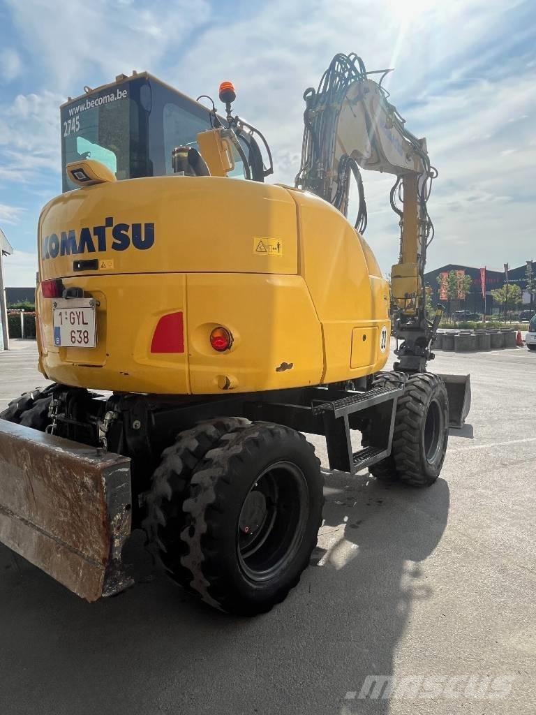 Komatsu PW98MR-10 حفارات بعجل
