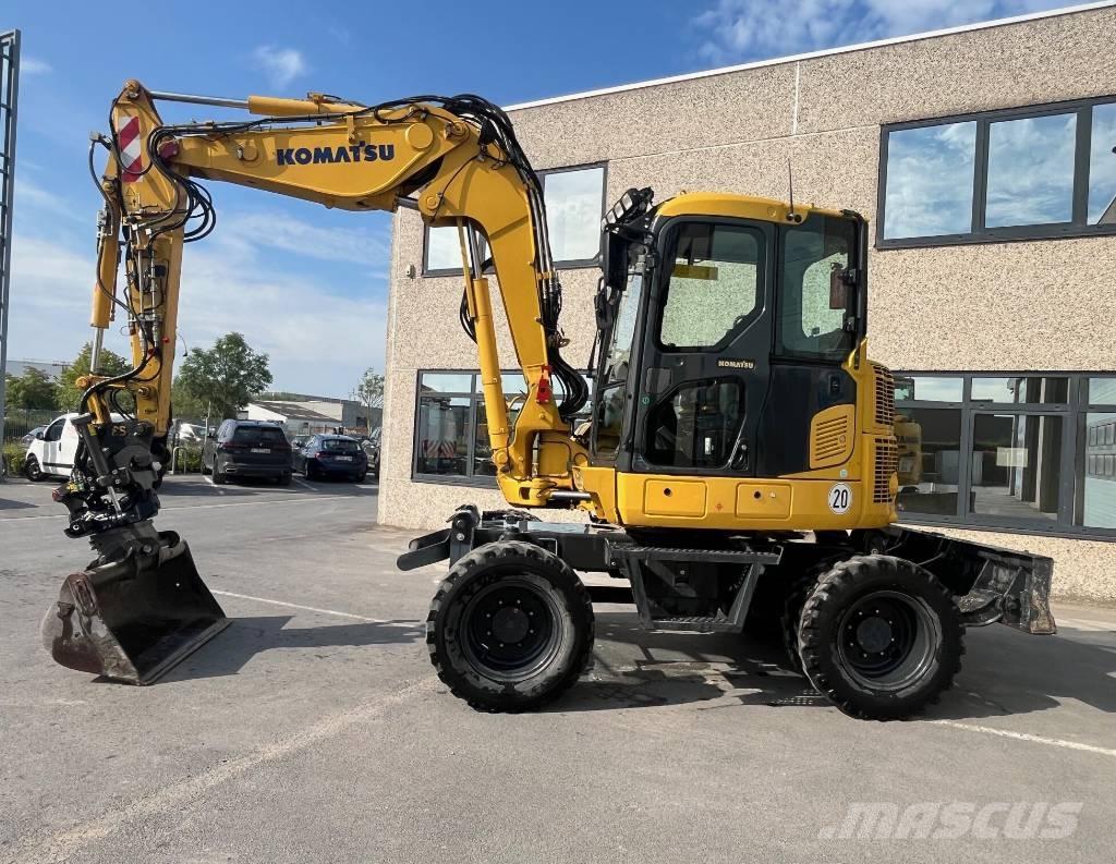 Komatsu PW98MR-10 حفارات بعجل