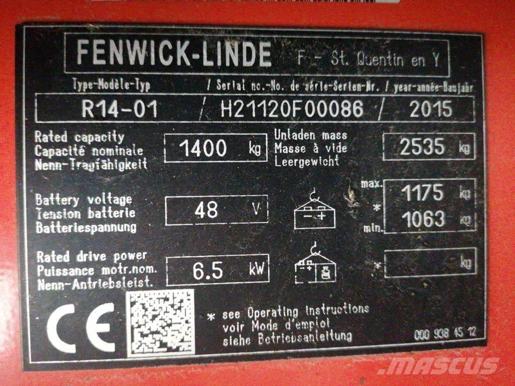 Linde R14-01 شاحنة مناولة