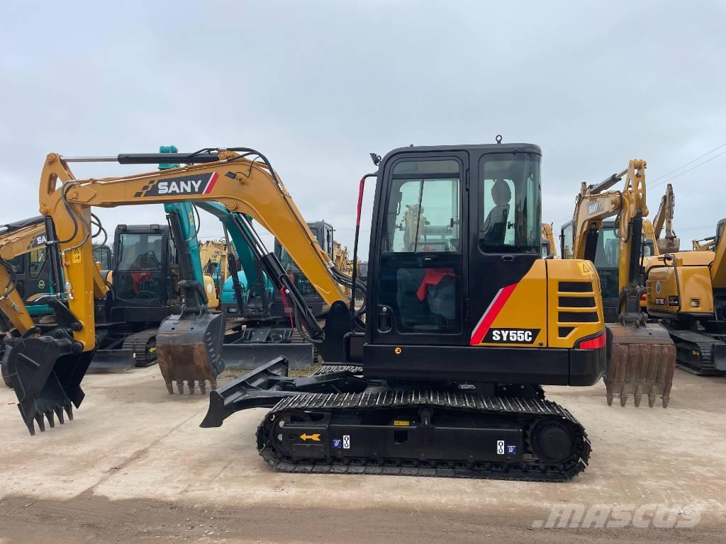 Sany SY 55 حفارات صغيرة أقل من 7 طن (حفارات صغيرة)